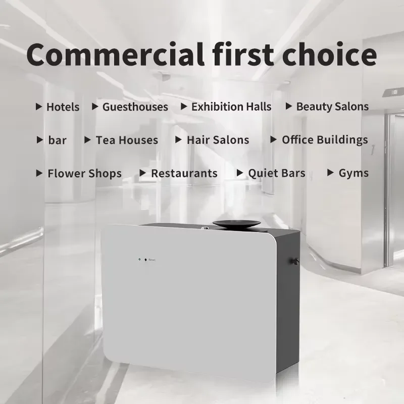 for App Controlled Wall Mounted Aroma Diffuser Remote Control 500ml Capacity Waterless Operation Electric Hotel