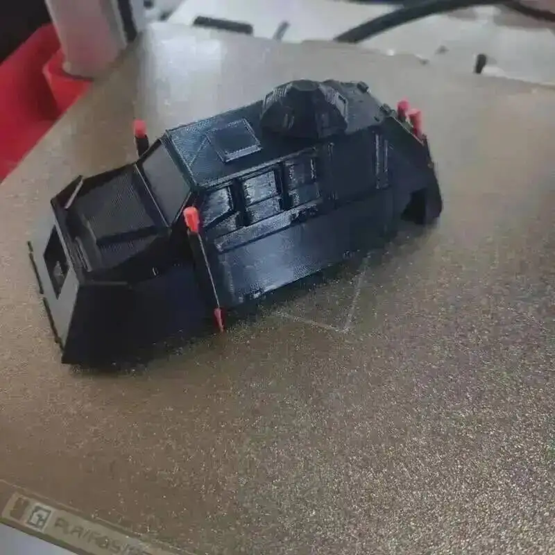 3D-gedruckte Tiv1 Tiv2 Puncher Titus Figur Tornado-Abfangfahrzeug 2 TA1 Actionfigur Desktop-Display-Modell Sammlerstück Spielzeug – Detail 6
