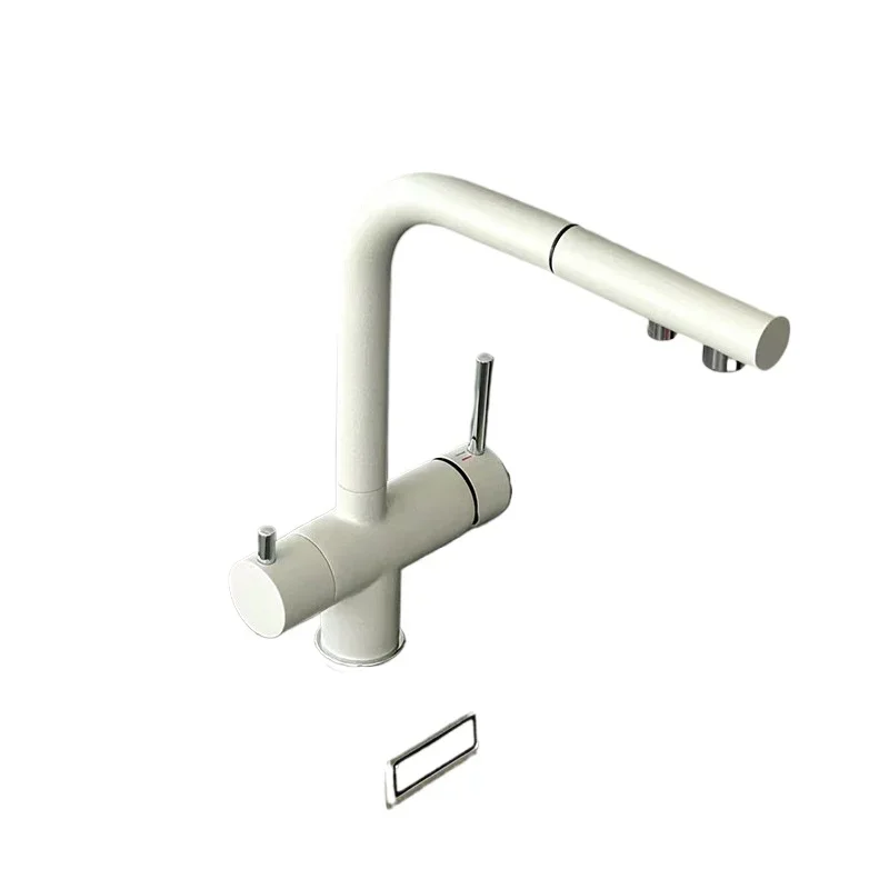 Bathroom water, all-copper lead-free hot and cold sink, vegetable basin, purified water, direct drinking water