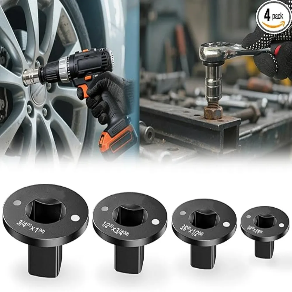 Thin Electric Drill Socket Conversion Head Adapter Concave Type Circular Bearing Seat Mechanical Parts Power Tool Accessories