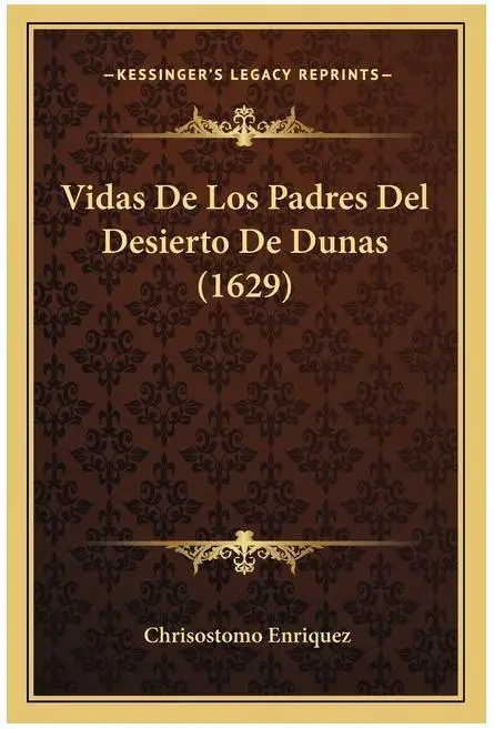 Vidas de los Padres of Desierto de Dunas 1629-vals zihin Desierto