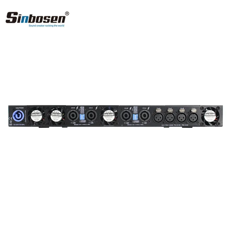 Studio Master Hi Power Audio Class D 1u Home Theater Receiver Power Amplifier