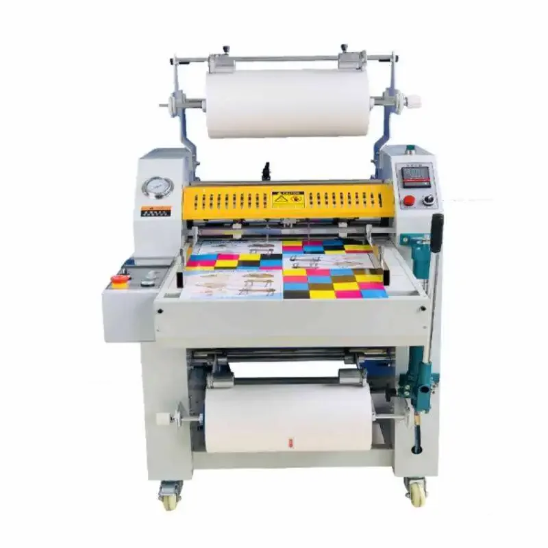 Single Sided A2 Laminator Machine Thermal 490mm Auto Lamination Size Paper Processing Machinery With Single Heating Lamp