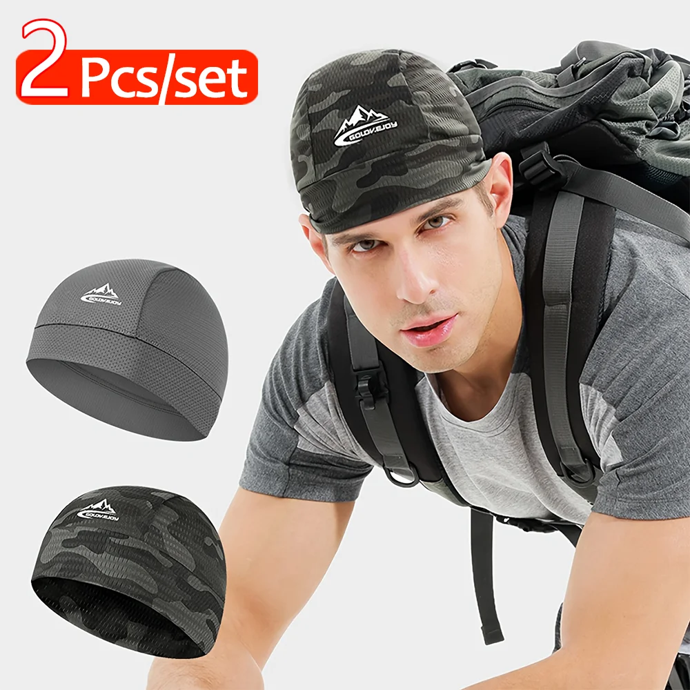 Cooling Skull Caps Helmets Liner Sweat Wicking Cycling Helmets Hat Cycling Skull Hat Cooling Under Helmets Hat Summer