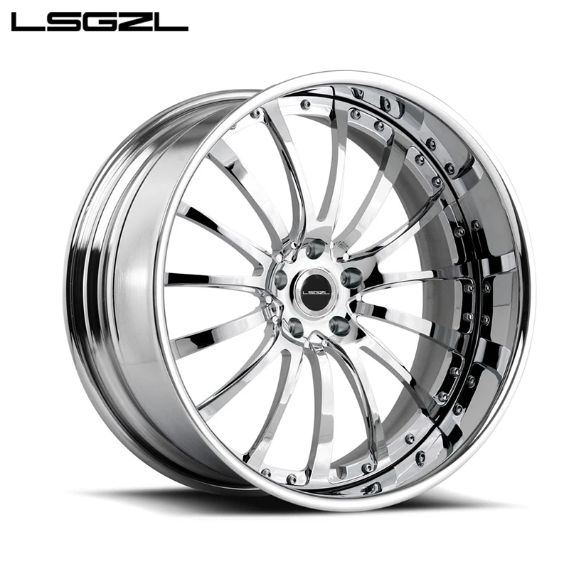 16-18 Inch CNC d 3 Piece Forged Wheels 6x3 PCD Promotion Rim for  Auto Modification Parts