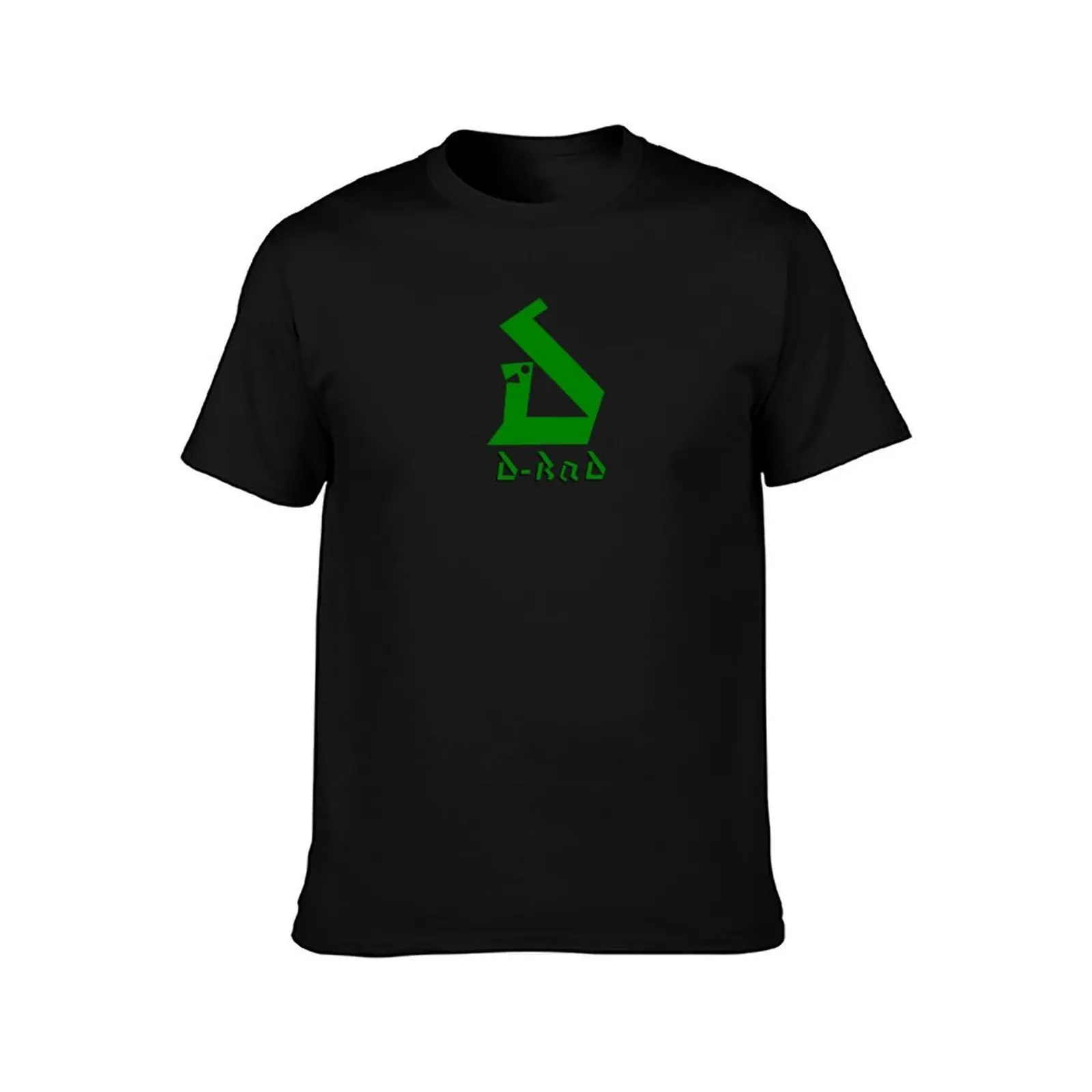 D-Rad Motorrad logo T-Shirt, Summer Casual Cotton Tee, Oversized Streetwear Tops, Vintage Graphic Print, Loose Fit Short Sleeve