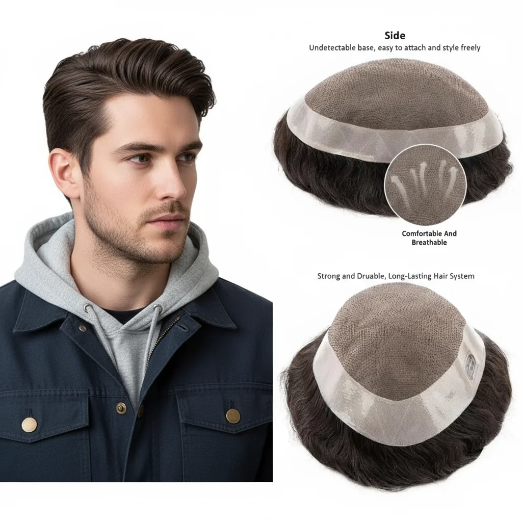 Budget Men Toupee D… - image
