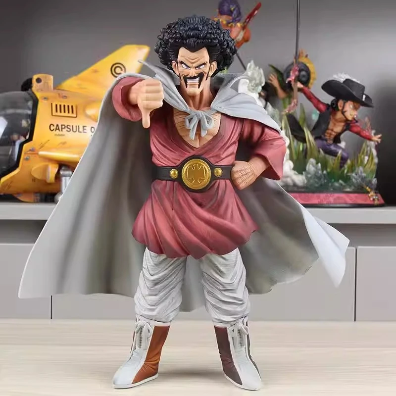 Figura de Hercule Satan de Anime Dragon Ball Z, Figura de Mister Satan, 28 cm, PVC, Figuras de Acción, Estatua, Colección, Modelo, Juguetes, Regalos