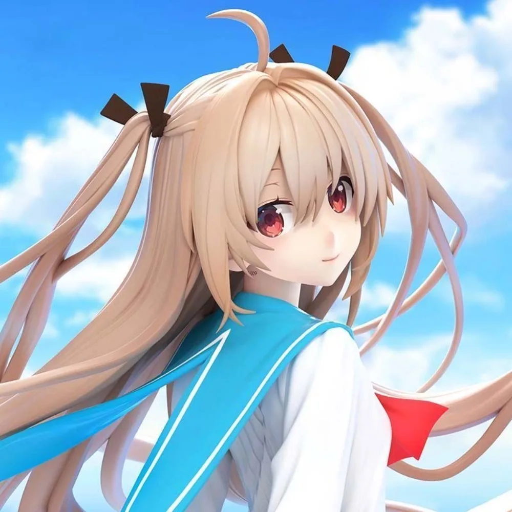 8.66in/22cm Anime My Dear Moments Figure Atri Action Figures PVC Statue Model Collection Toys Gifts