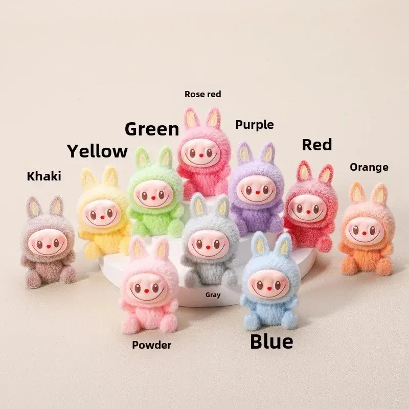 10pcs Hot Selling New Macaron Random Cute Mini Doll Tide Play Handwork Combination Sweet Model Decoration Blind Bag Pendant