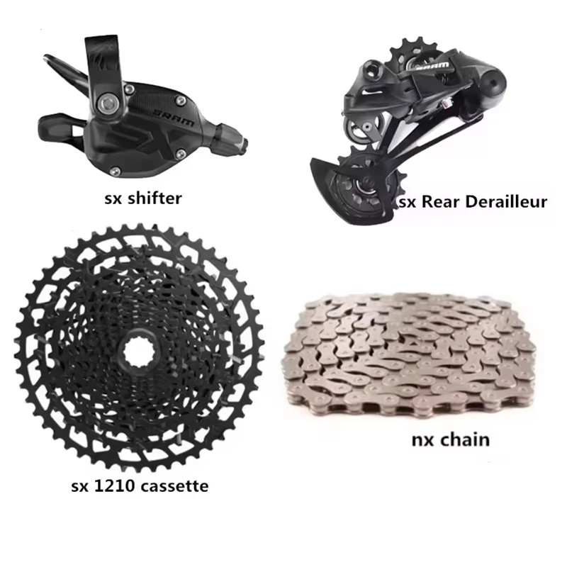 Sramイーグルgx sx nxグループセット1 × 12s自転車グループセットmtb