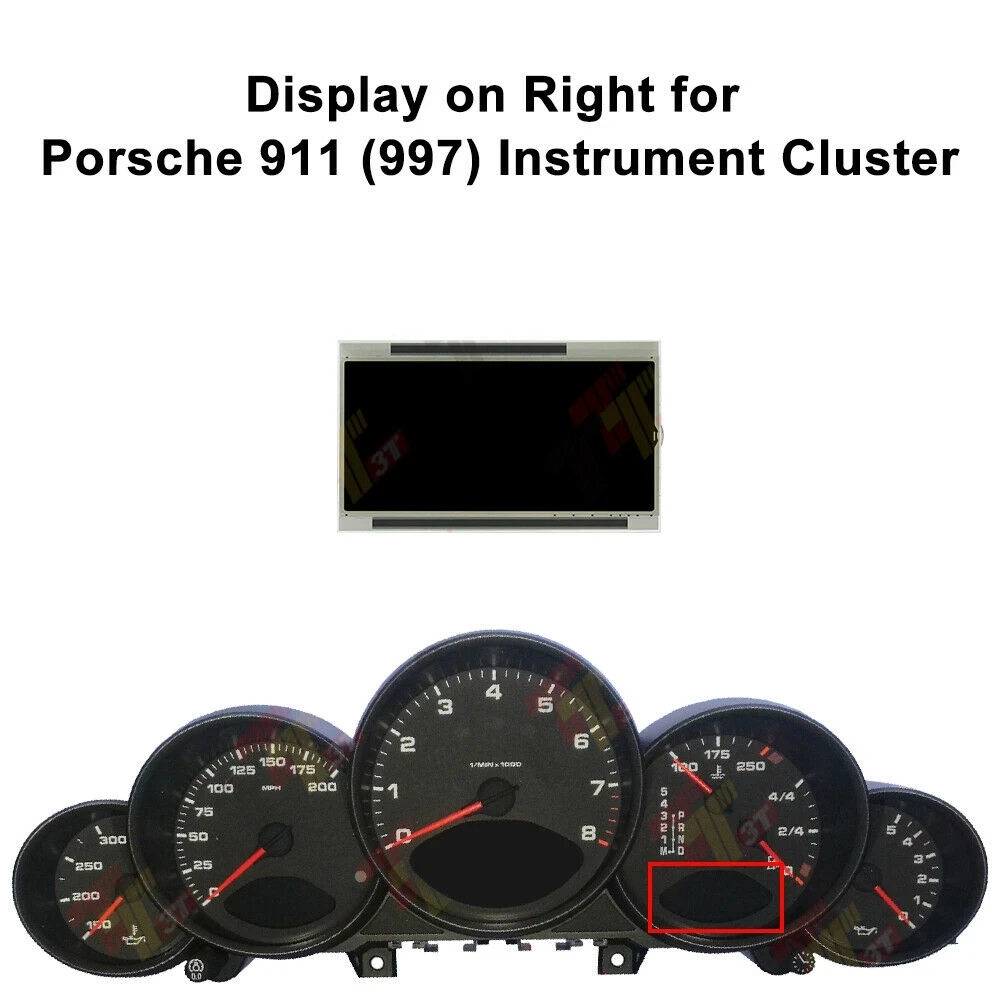 

LCD Right Side Display for Porsche 911 (997), Boxster (987), Cayman (987) Instrument cluster