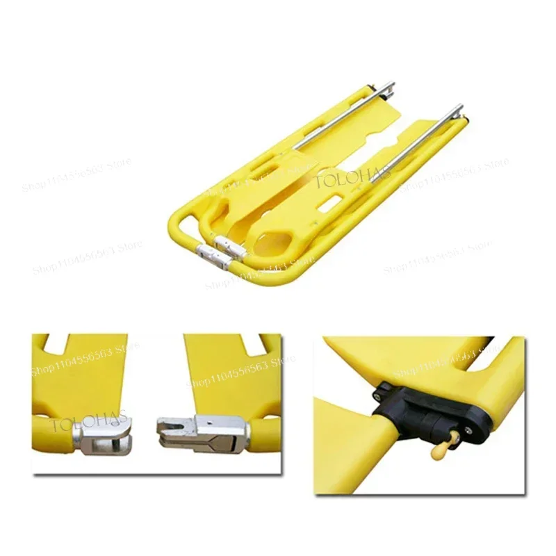 LHKD4 Hospital  Patient Transfer High Strength Plastic Separate Type Scoop Stretcher