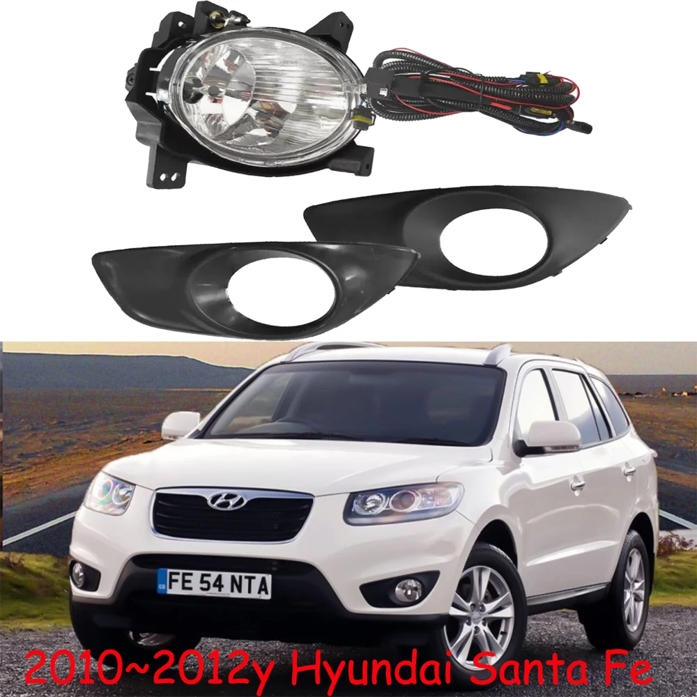 

car bupmer head light for Hyundai santa fe fog lamp headlight 2010~2012y car accessories for Hyundai santa fe headlamp