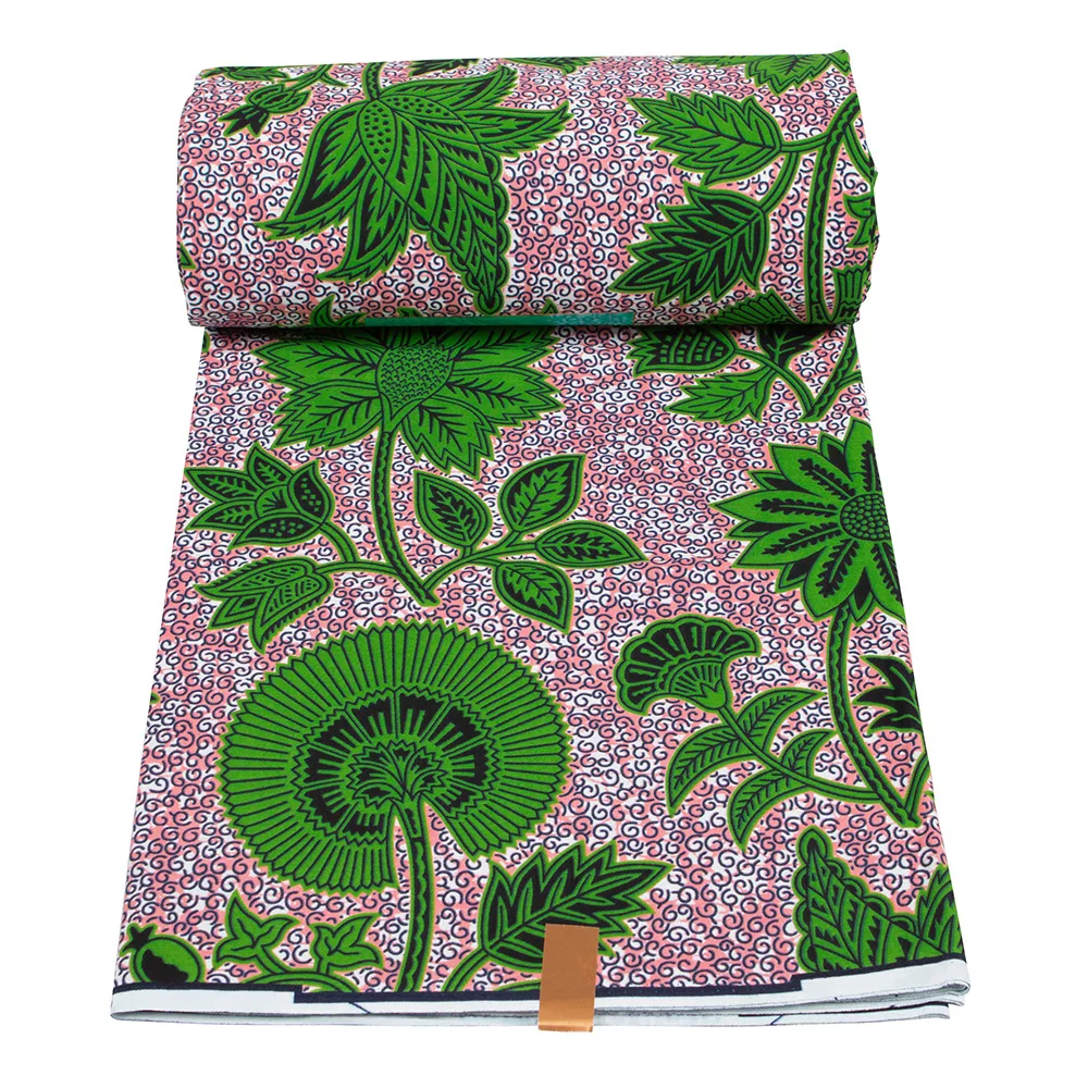 

Распродажа, новый оригинальный воск, высокое качество, африканский принт, восковая ткань, воск, 100% хлопок, 6 ярдов, кусочки для женского платья