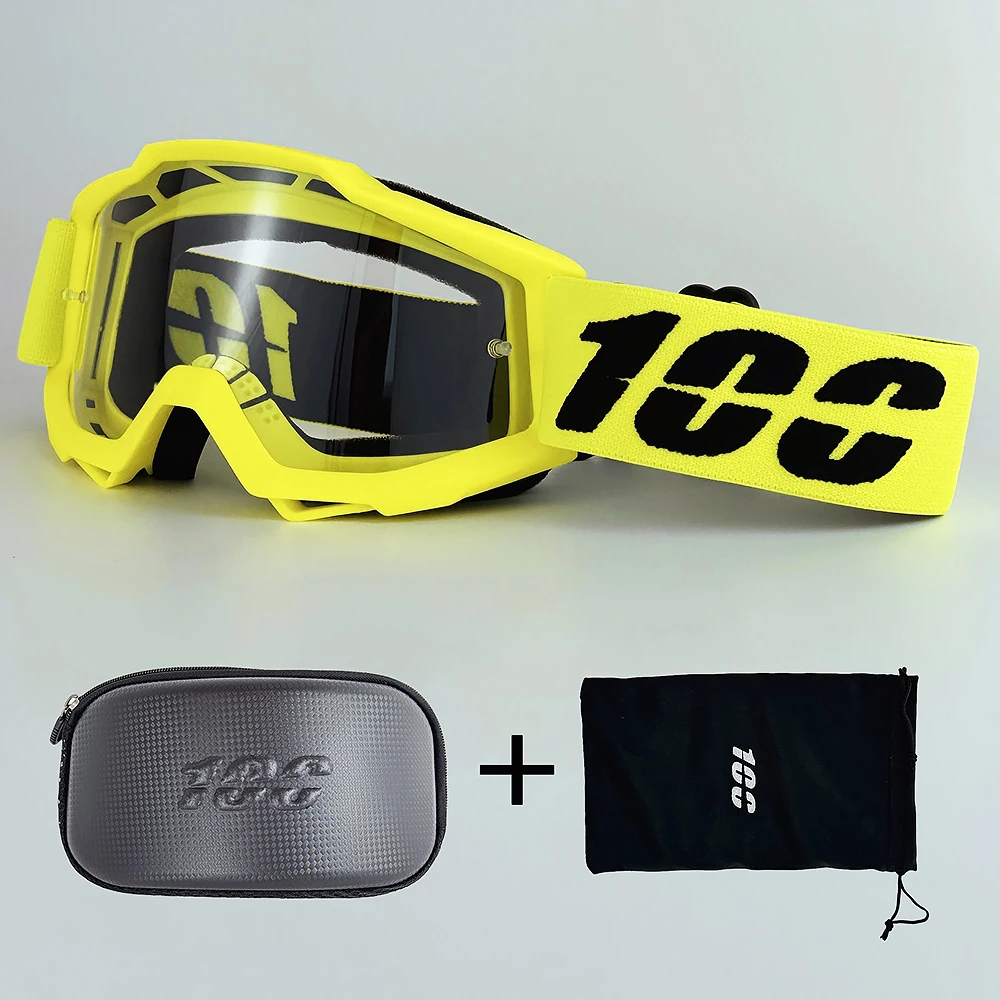 100 نظارات للدراجات النارية نظارات الطرق الوعرة MX الجبلية موتوكروس نظارات الإنحدار الدراجات الترابية دراجة سباق الرياضة نظارات حماية