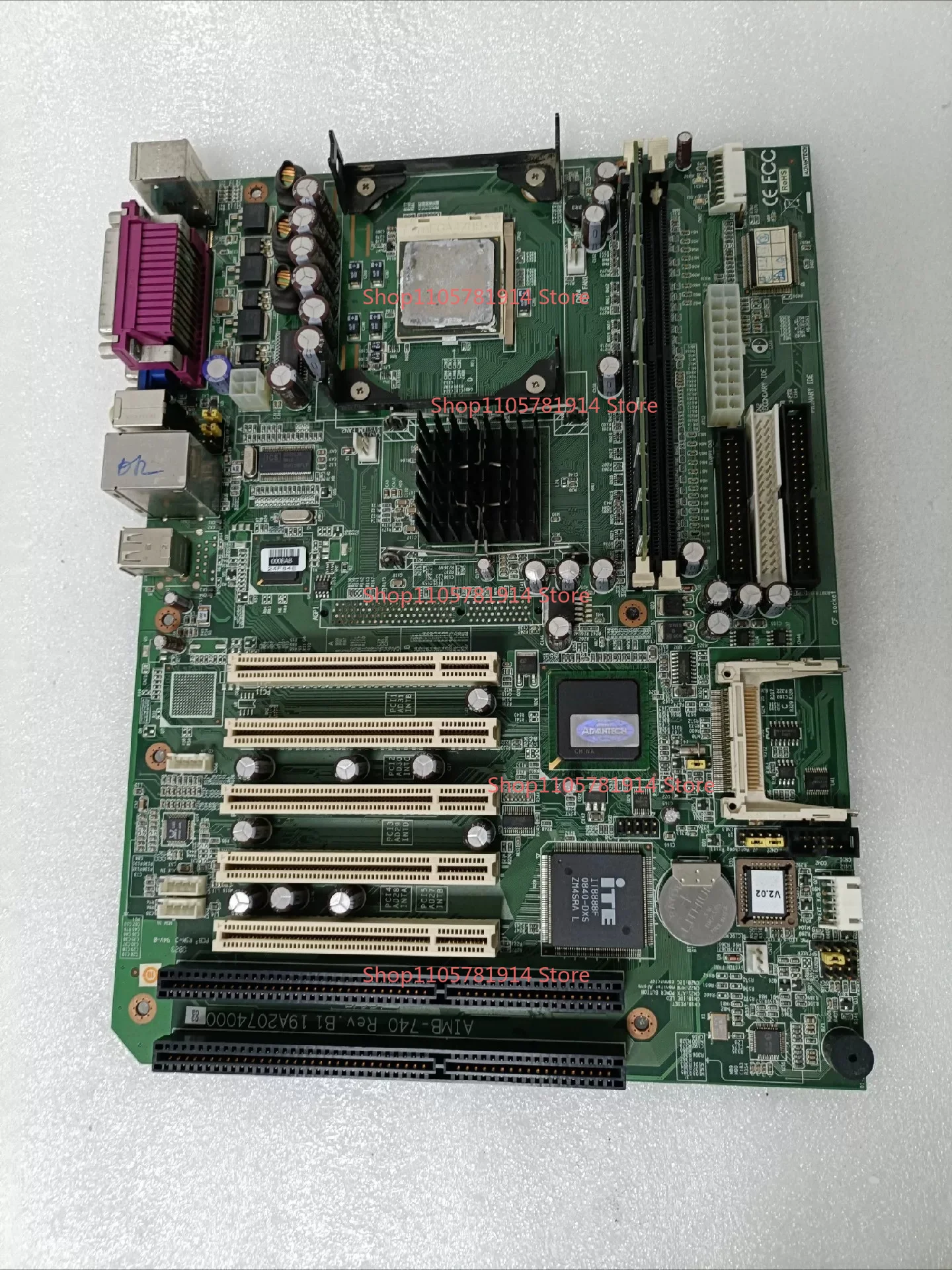 For Advantech AIMB-740 Industrial Control Board, Complete Interface with CPU Memory Set