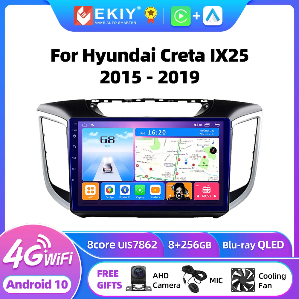 

EKIY T7 Android For Hyundai Creta IX25 2015-2019 Car Radio Multimedia Video Player Stereo Navigation GPS No 2din DVD AI Voice BT