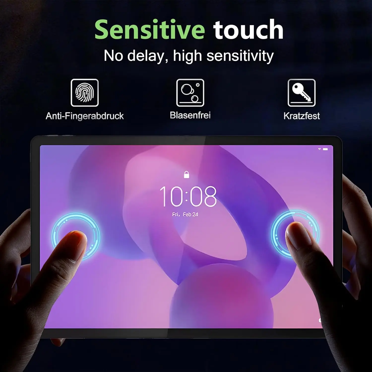 Dla Lenovo Idea Tab Pro 12,7 cala 2025 Szkło hartowane na ekran TB-373FU Tablet Anti Scratch HD Przezroczysta folia ochronna — zdjęcie produktu 4