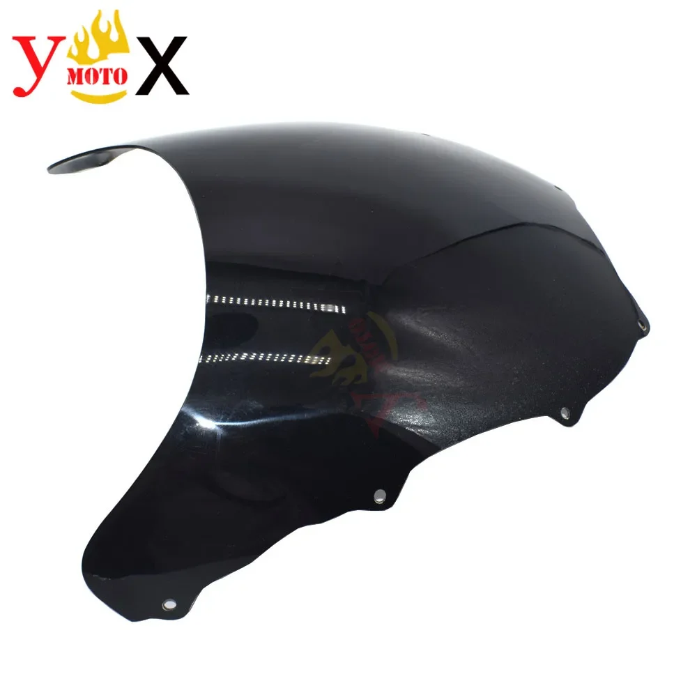 Pára-brisas preto claro da lâmpada única, vidro dianteiro do vento, defletor de carenagem para Kawasaki ZXR400 1991-1999, ZXR 400 91-99