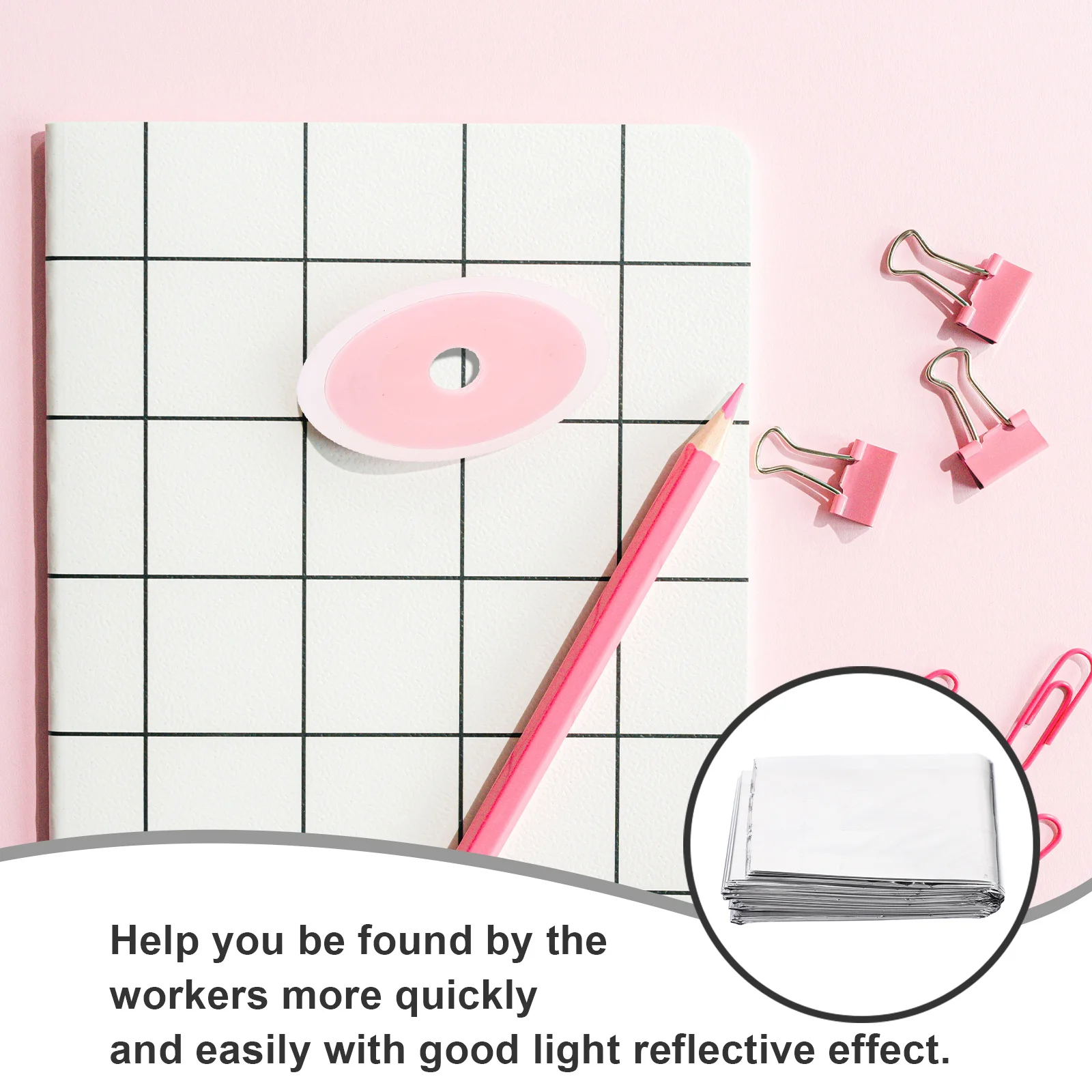 

Outdoor Survival Equipment 2pcs Warm Blanket 210x130cm Emergency Rescue Thermal Film Heat Reflective First Aid Gear Tool