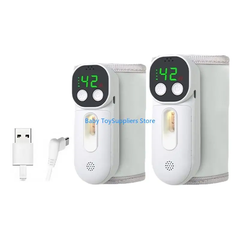 R1WF ABS Cloth Insulated Baby Bottle Warmer Cordless Portable 10000mah