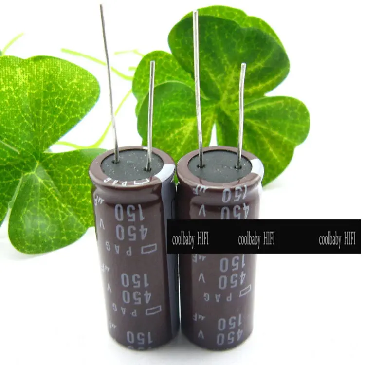 

20pcs NCC Nippon Chemi-Con PAG 150mfd 450V 150UF electrolytic Capacitor caps