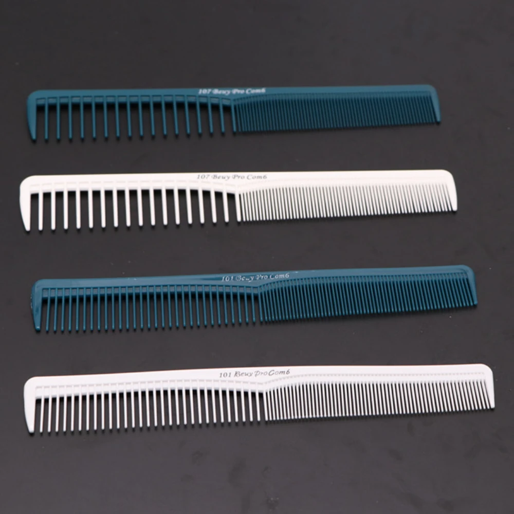 2/3 pçs pentes de corte de cabelo profissional anti-estático cabeça plana cortador pente dentes finos escova de corte de cabelo ferramentas de salão de beleza acessórios de barbeiro