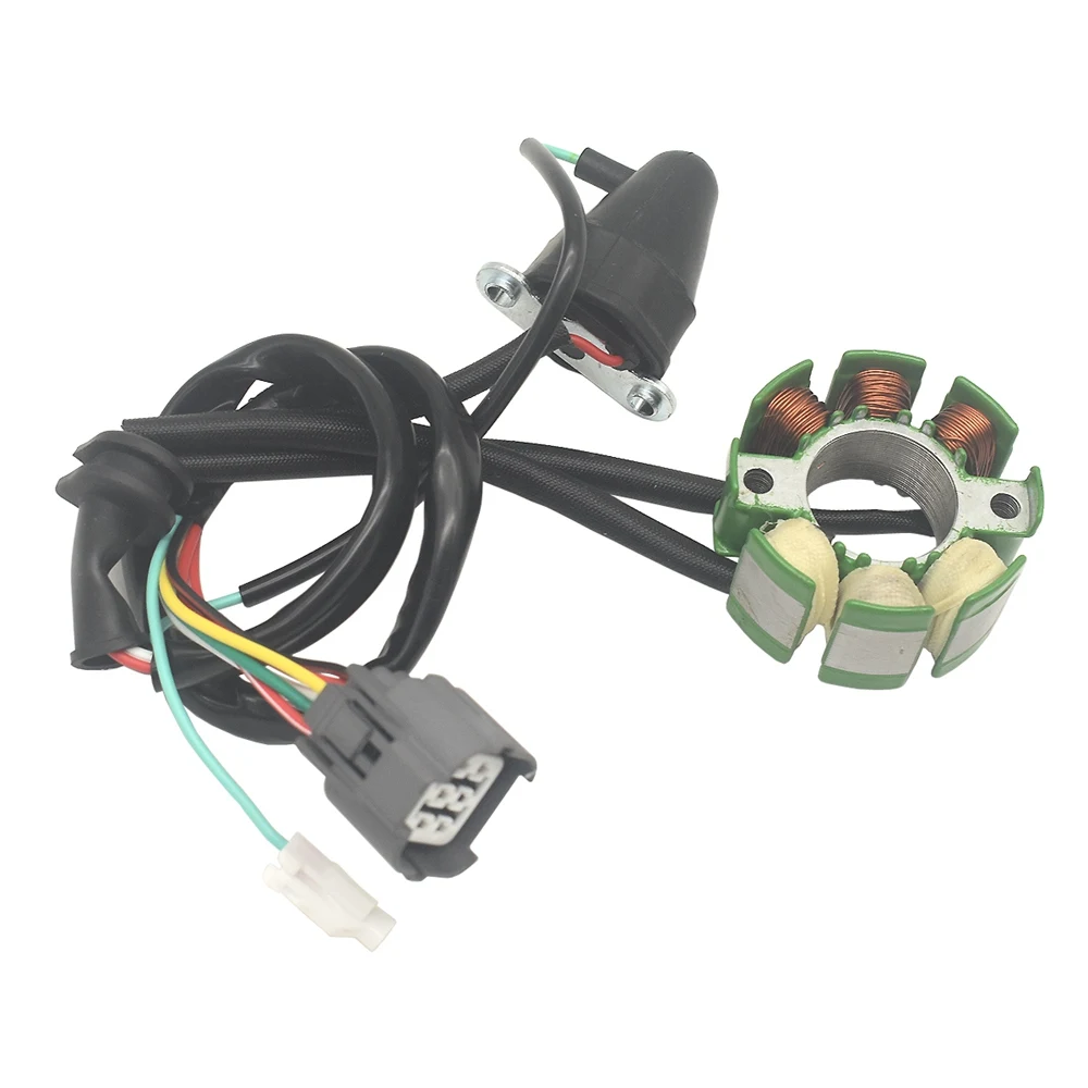 

Катушка статора мотоцикла для Kawasaki KX250F 2004-2010 21003-0015 21003-0048 21003-0027 21003-0091 Катушка магнита генератора KX 250F