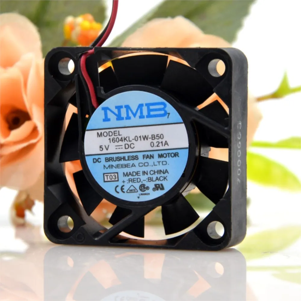 Wentylator 40 mm do NMB 1604KL-01W-B50 4010 5 V 0,21 A Wentylator chłodzący z podwójnym łożyskiem kulkowym do układów mostkowych, routerów, urządzeń sieciowych