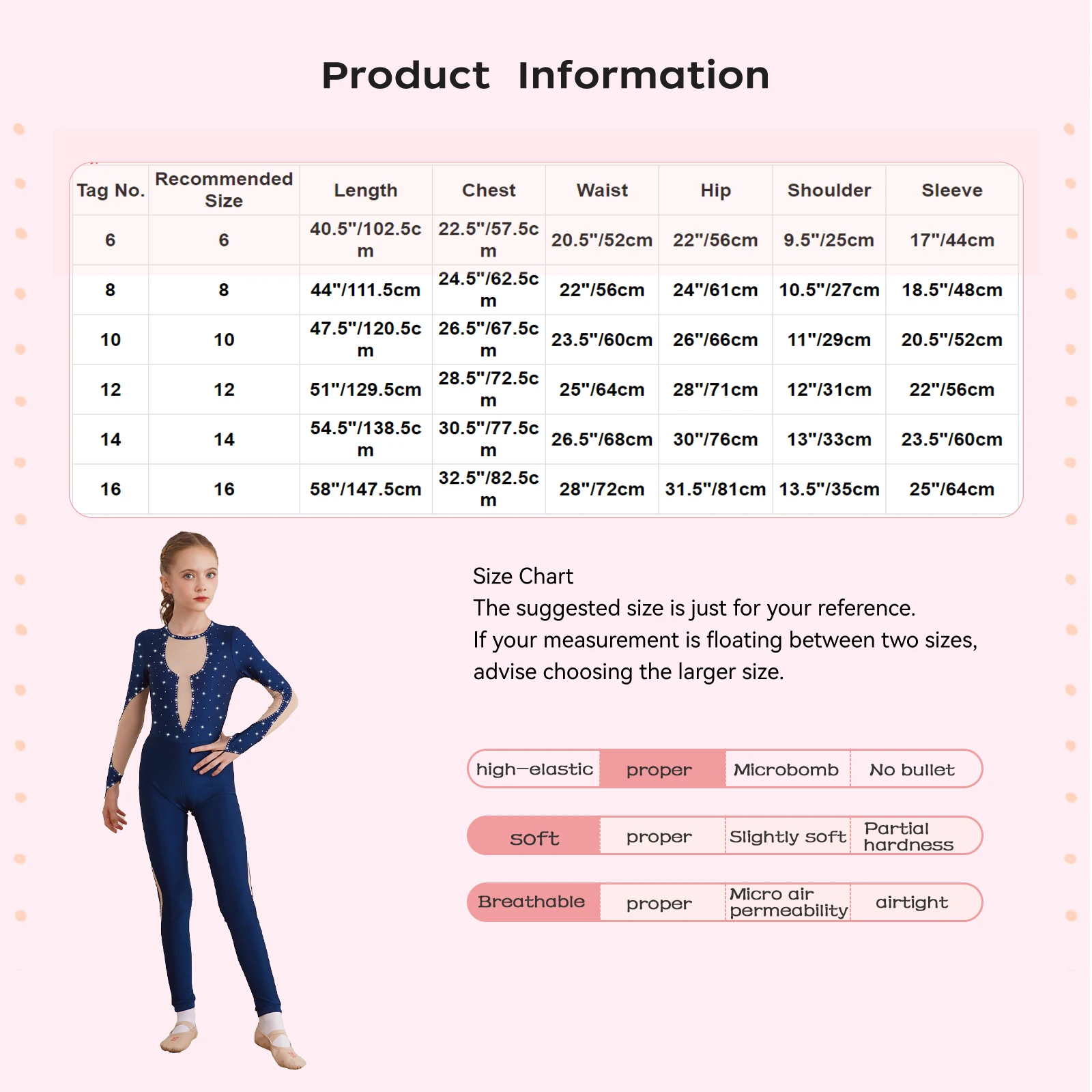 Kids Girls Shiny Rhinestone Ballet Tights Unitard Jumpsuit Long Sleeve Metallic Dancewear Gymnastic Figure Skating Dance Costume