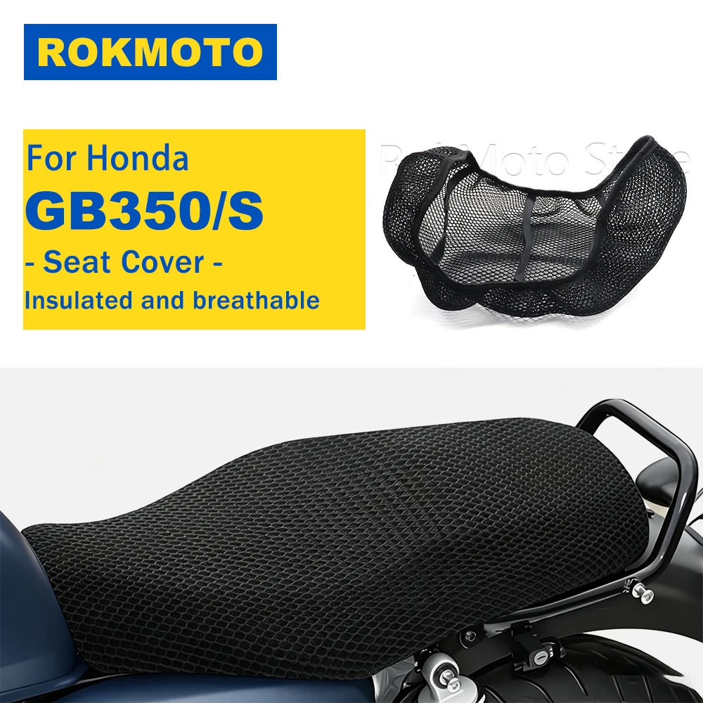 For Honda GB350 GB350S GB 350 S Motorcycle Protecting Cushion Seat Cover Breathable Comfortable 3D Mesh Seat Cover