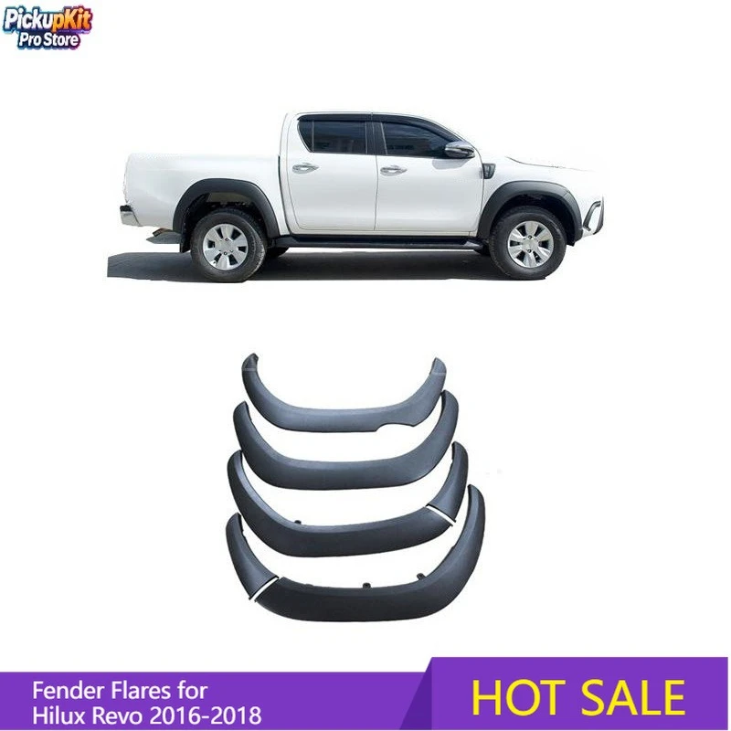 

Wholesale Prices Premium Heavy Duty Pickup Trucks Fender Flares Auto Body Parts for Hilux Revo 2016-2018