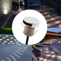 Mini 1W Led Step Lights Outdoor Wall Lamp Boat Yacht 12V 24V Embedded Step&Stair Balcony Porch Aisle Yard Outside Night Lighting
