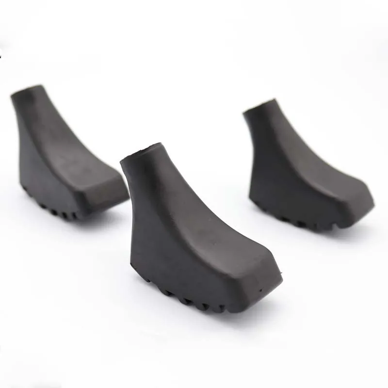 10 Pieces Nordic Walking Pole Trekking Pole Tip Protectors Rubber Pads Buffer Replacement Tips End for Hiking Stick