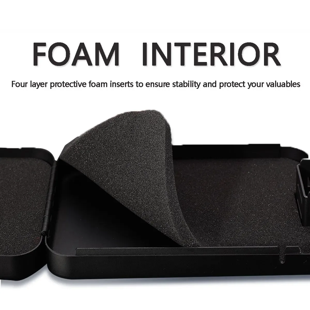 Security Safe Box Personal Safe with Steel Combination Lock and Security Cable Home Safe Anti-Theft Digital Home Gun Safe Box