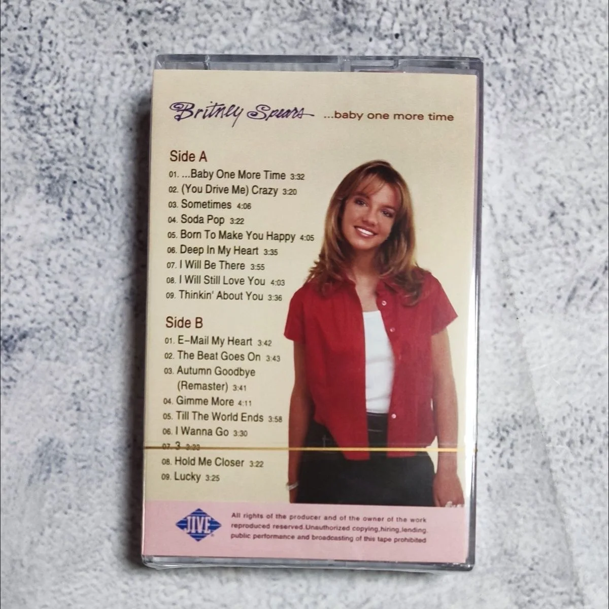 Classic Britney Spears Music Tape Baby One More Time Album Cassettes Cosplay Soundtracks Box Car Recorder Walkman Tape Gift