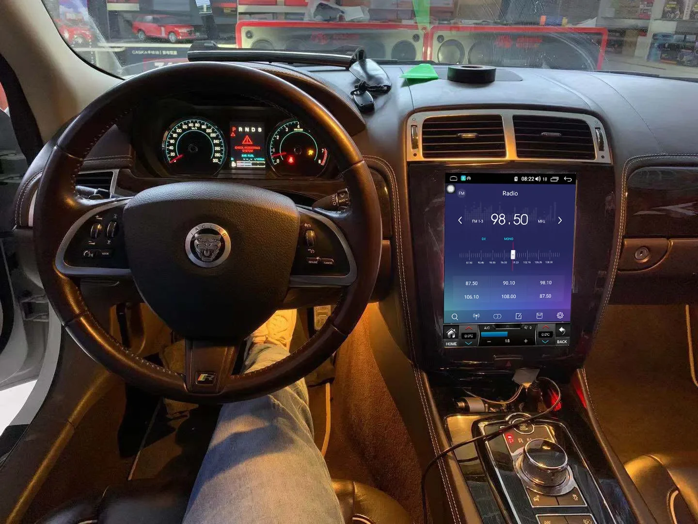 Android 14 para Jaguar XK XKR XKR-S 2006-2013 estilo Audio de coche navegación GPS para coche Multimedia estéreo Apple Carplay