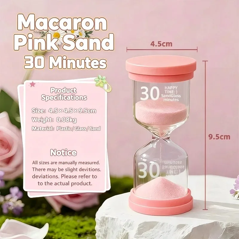 1 Pcs Creative Safety Hourglass Timer Office Adult Children Student Learning Time Management Hourglass Toy