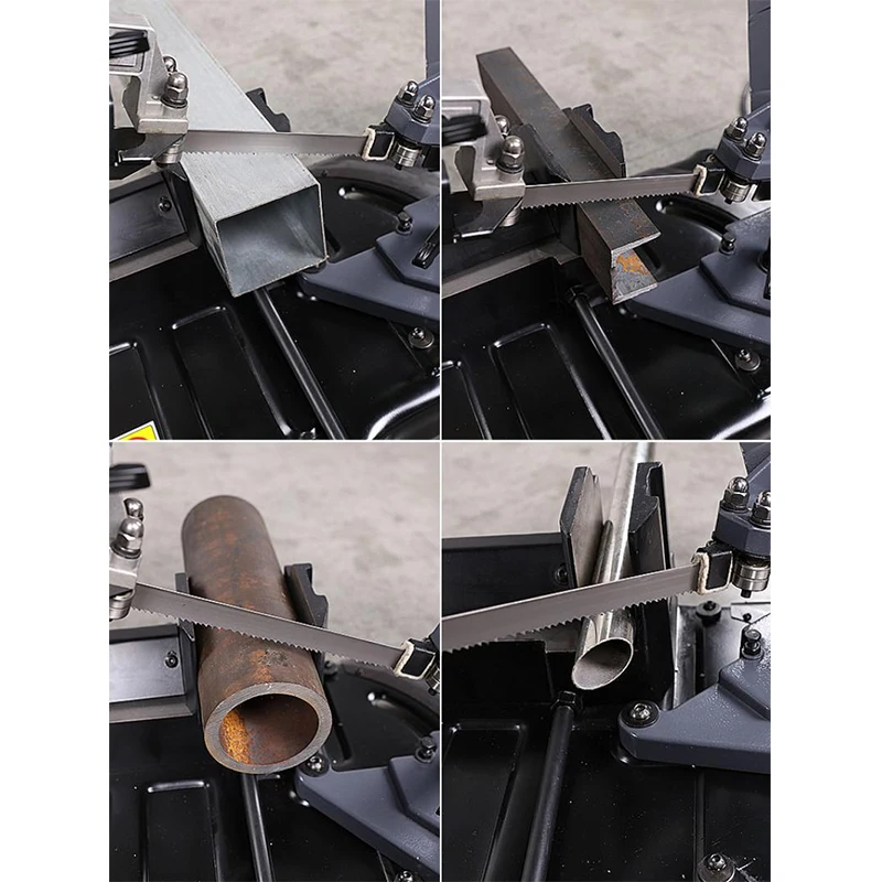 Multi-Function 220V 2000W Band Saw Woodworking Metal Steel Pipe Cutter Pipe Cutter Electric Hydraulic Portable Cutting Machine