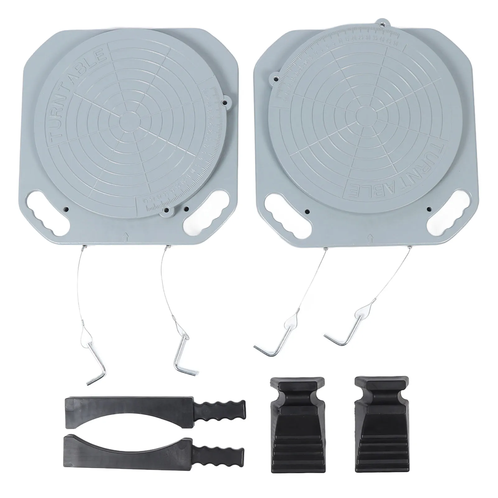 Wheel Alignment Turn Table Tool 360 Degree Rotation Enhanced Handling Performance Mg Alloy Wheel Alignment Turn Plate for Van