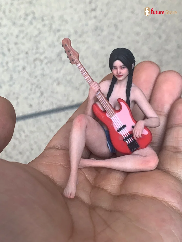 Diorama en résine 1/18 1/16 1/12 pour fille, beauté réaliste, modèle féminin, Figurine Miniature, accessoire de scène de poupée, affichage, ornement de décoration de bureau