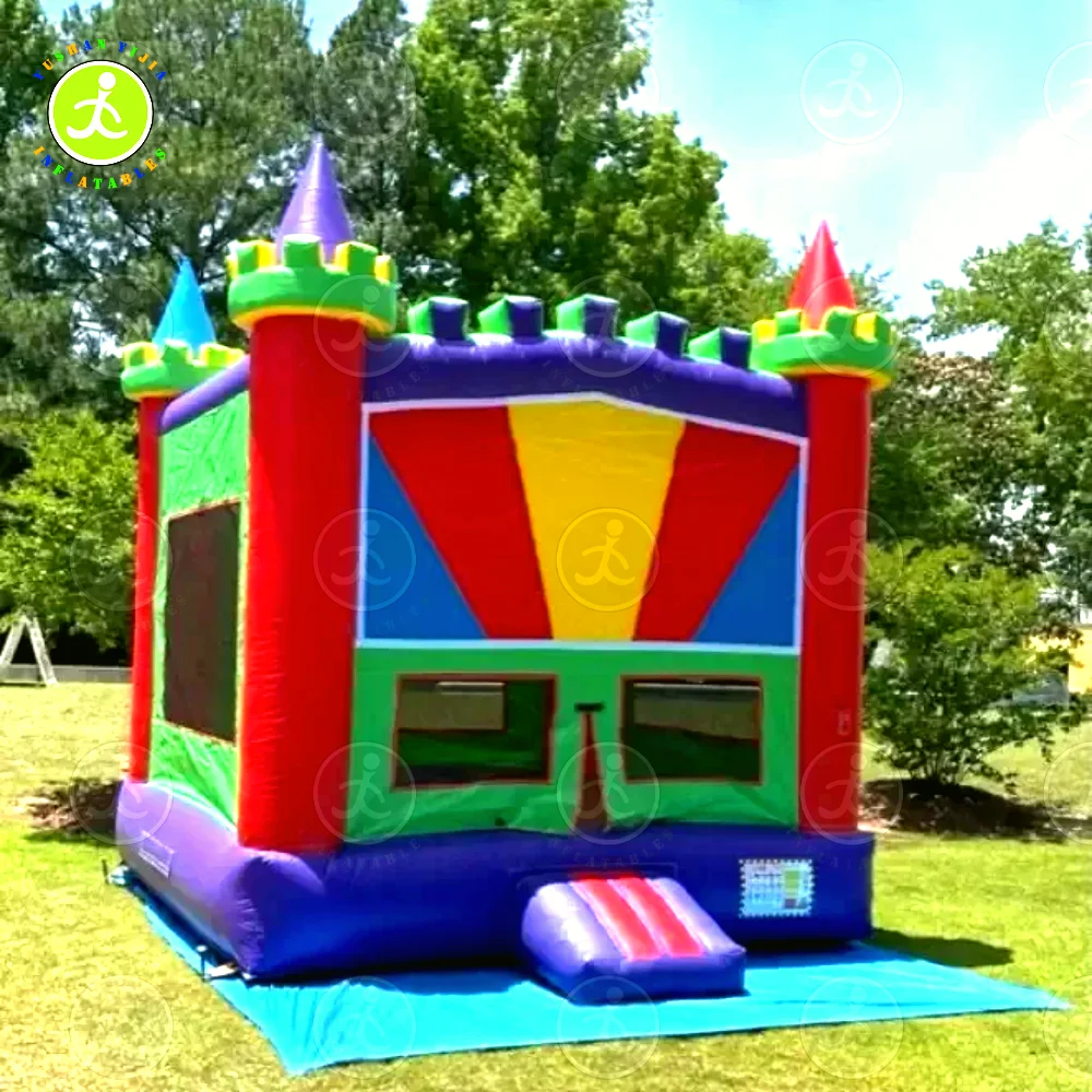 In stock! Inflatable Castle Commercial Grade Kids and Adults Jumping Bounce House (with Blower) Outdoor Indoor Party Rental