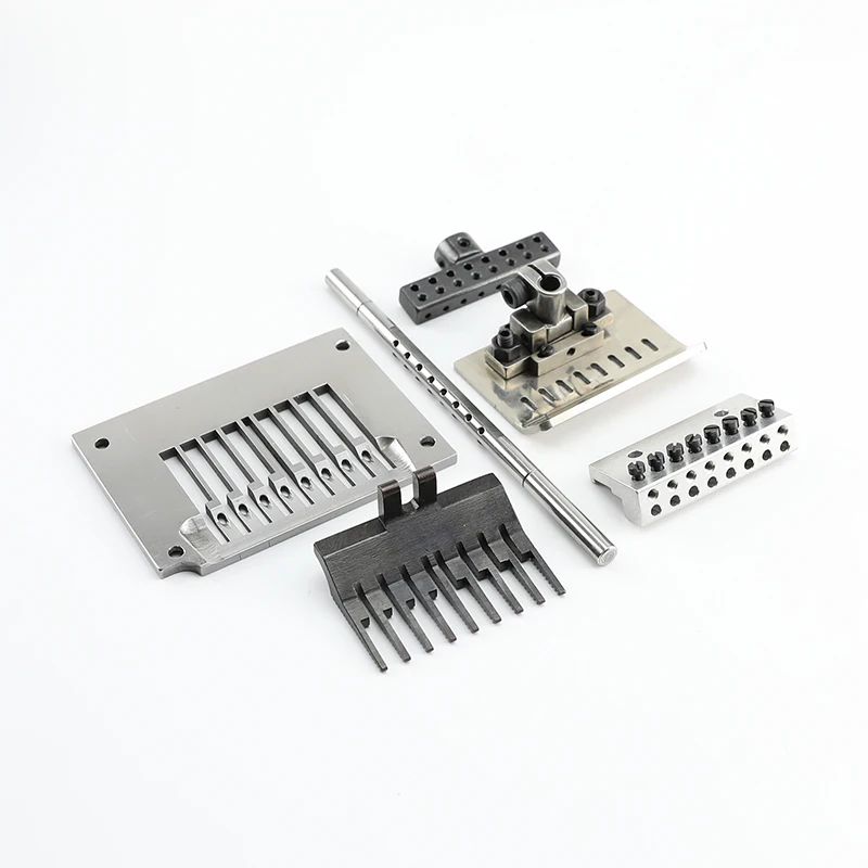 

sewing and confection accessories Kansai 1404P 8-Needle Set 1/4" 0.63mm Needle Plate & Presser Foot Industrial Sewing Parts