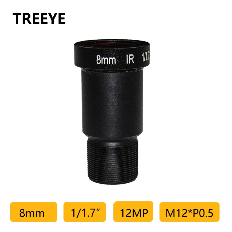 

4K 12MP 8mm CCTV Lens 12.0Megapixel IP Camera M12 Lens Non-distortion Surveillance Camera Lens Action Camera Drones Lens