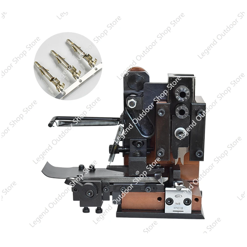 Automatic Flag Terminal Crimping Machine Applicator Flash Flag Connector Clamp Die Insulated Wire Harness Press Mold