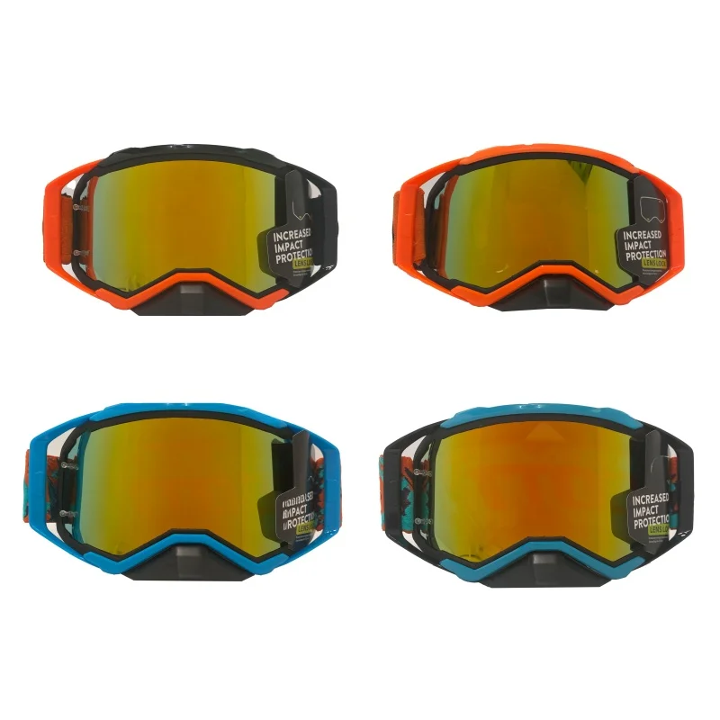 Full Wrap Sports Eye Protection Goggles Anti‑Impact Polycarbonate Lens Wind Sand Shield For Men Women Outdoor Riding Enthusiasts