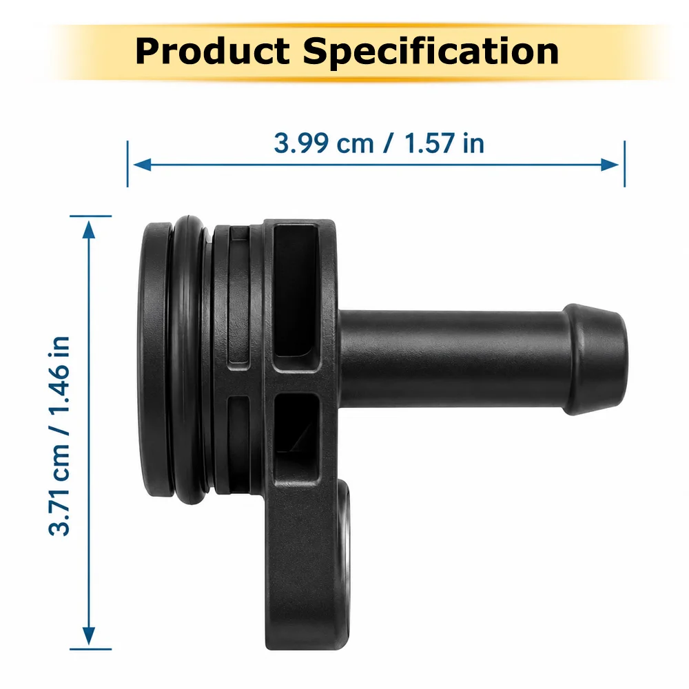 1 Set Engine Coolant Hose Connector With Black Clamp For Volkswagen Golf GTI For Audi Q3 Q5 Q7 TT A1 A2 A3 A4 A5 A6 A7