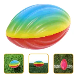 Kids Soccer Ball Football Sponge Elastic Rainbow Rugby Sports Toy Foams Jumping Balls Child