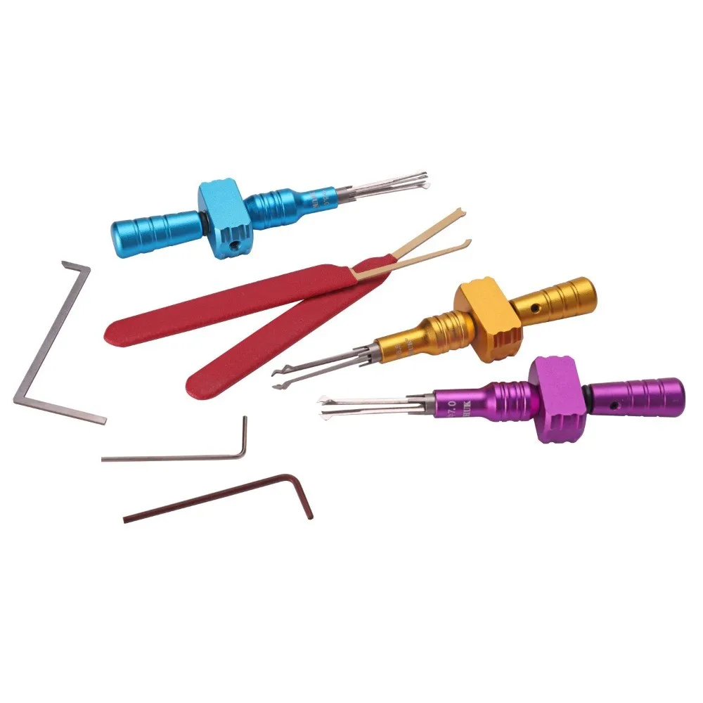 Professional Lock Pick Set Cross Lock Opening Tool 6.0/6.5/7.0mm Locksmith Repair Tools